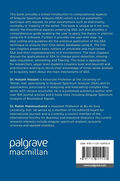 Produktbild: Singular Spectrum Analysis