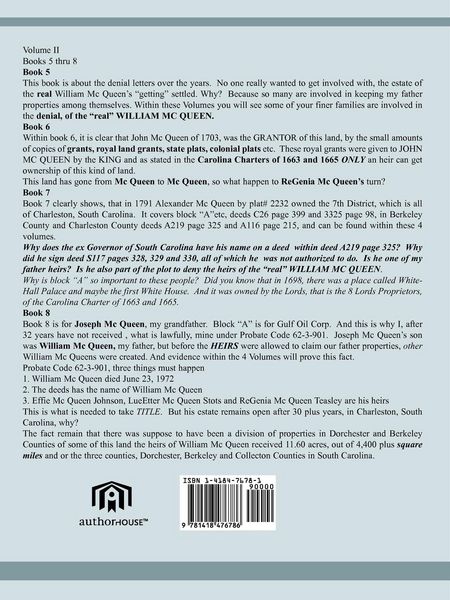 Produktbild: Regenia McQueen's Documents, You stole Twice What You Owe Me, But Not My Soul