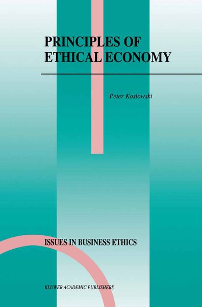 Produktbild: Principles of Ethical Economy