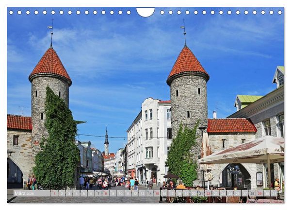 Produktbild: Die Altstadt von Tallinn (Wandkalender 2026 DIN A4 quer), CALVENDO Monatskalender