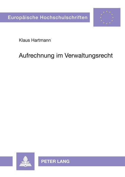Produktbild: Aufrechnung im Verwaltungsrecht