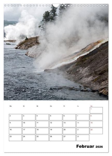 Produktbild: Yellowstone und Grand Tetons Nationalparks (Wandkalender 2026 DIN A3 hoch), CALVENDO Monatskalender