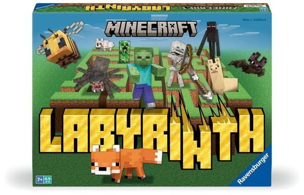 Minecraft Labyrinth - Gesellschaftsspiel & Brettspiel ab 7 Jahre