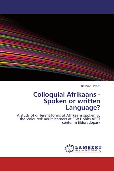 Produktbild: Colloquial Afrikaans - Spoken or written Language?