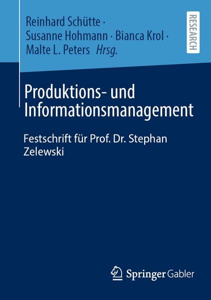 Produktions- und Informationsmanagement, Taschenbuch von , Springer Fachmedien Wiesbaden GmbH, 9783658461126