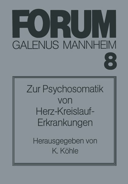 Produktbild: Zur Psychosomatik von Herz-Kreislauf-Erkrankungen