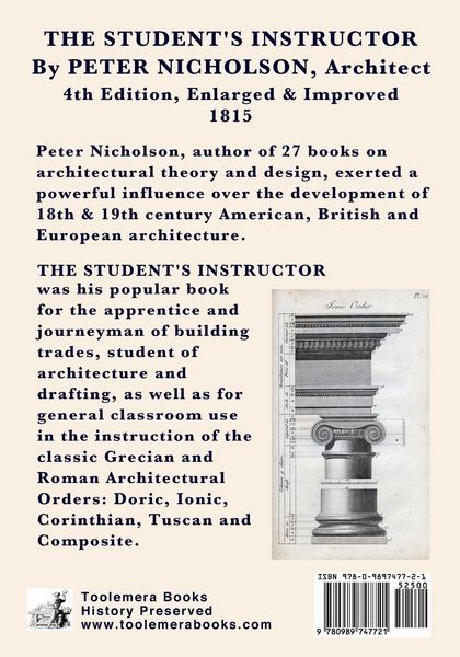 Produktbild: The Student's Instructor in Drawing and Working the Five Orders of Architecture