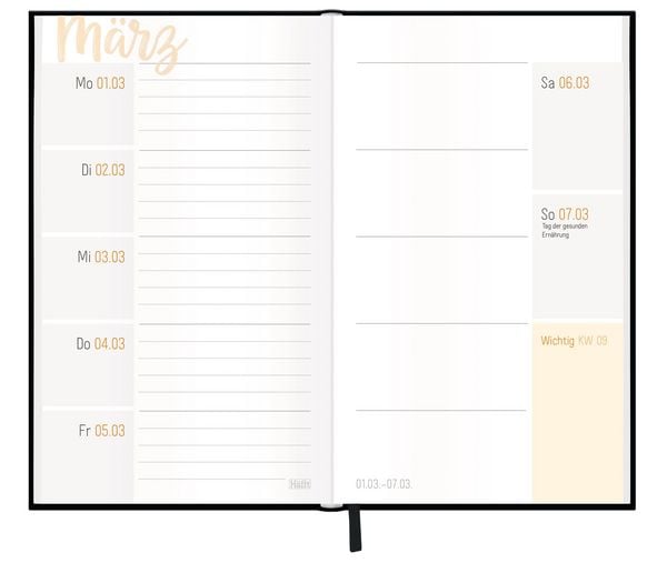 Produktbild: H&auml;fft-Timer slim - Jugendkalender 26/27