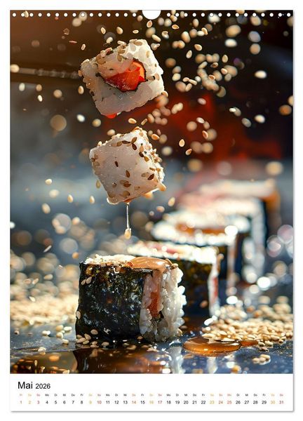 Produktbild: Sushi f&uuml;r Kenner (Wandkalender 2026 DIN A3 hoch), CALVENDO Monatskalender