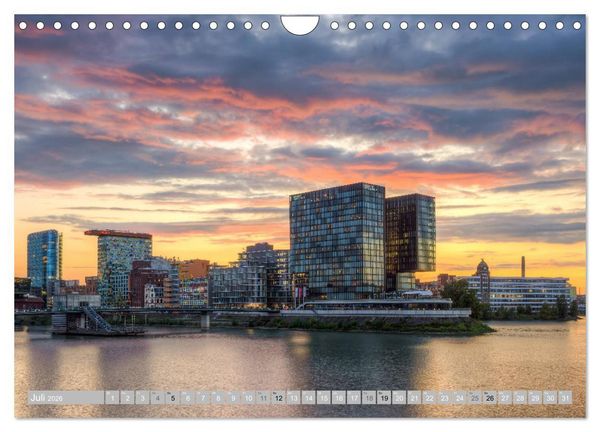Produktbild: Wundersch&ouml;nes D&uuml;sseldorf (Wandkalender 2026 DIN A4 quer), CALVENDO Monatskalender