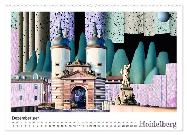 Produktbild: Stadtvisionen (Wandkalender 2027 DIN A2 quer), CALVENDO Monatskalender