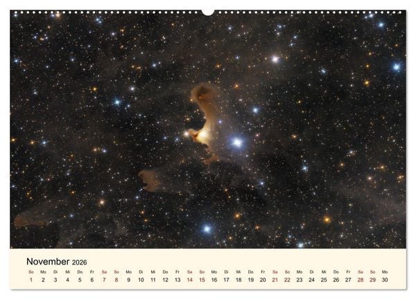 Produktbild: Distant Luminosity: Eine fotografische Reise durch das Universum (hochwertiger Premium Wandkalender 2026 DIN A2 quer), Kunstdruck in Hochglanz