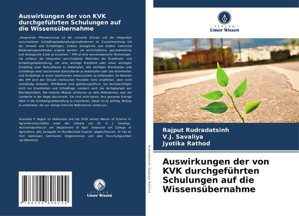 Produktbild: Auswirkungen der von KVK durchgef&uuml;hrten Schulungen auf die Wissens&uuml;bernahme