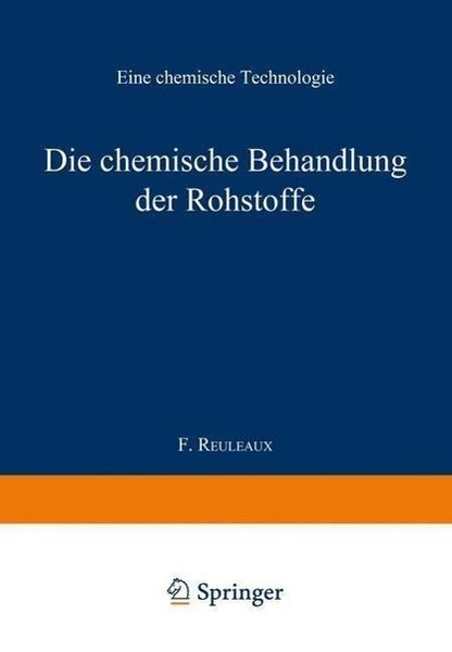 Produktbild: Die chemische Behandlung der Rohstoffe