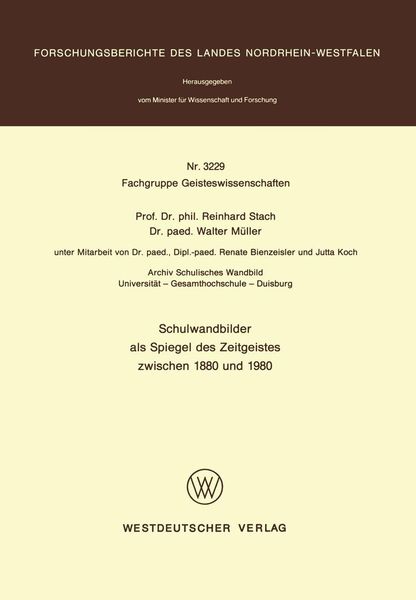 Produktbild: Schulwandbilder als Spiegel des Zeitgeistes zwischen 1880 und 1980