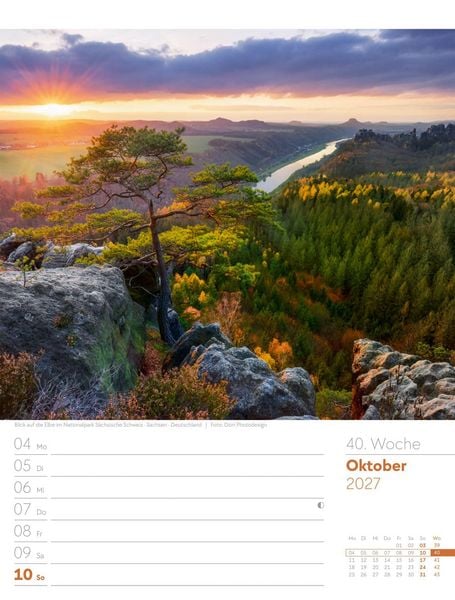 Produktbild: Unser Wald Wochenplaner Kalender 2027