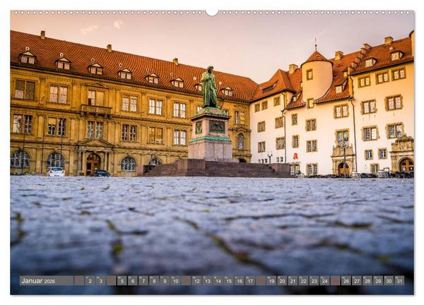 Produktbild: Historisches Stuttgart 2026 (Wandkalender 2026 DIN A2 quer), CALVENDO Monatskalender