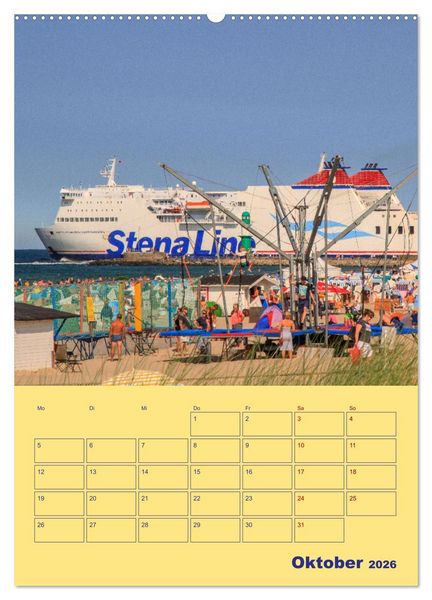 Produktbild: Sehnsuchtsort Warnem&uuml;nde (Wandkalender 2026 DIN A2 hoch), CALVENDO Monatskalender