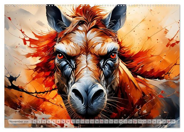 Produktbild: Bitters&uuml;&szlig;e Miesepeter (hochwertiger Premium Wandkalender 2026 DIN A2 quer), Kunstdruck in Hochglanz