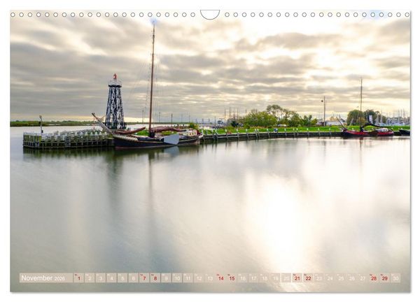 Produktbild: Ein Blick auf Enkhuizen in Holland (Wandkalender 2026 DIN A3 quer), CALVENDO Monatskalender