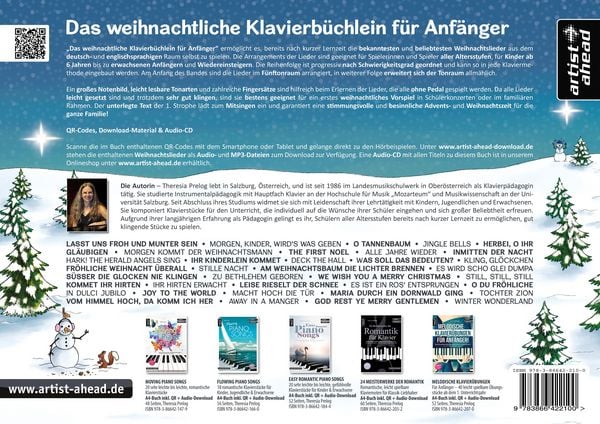 Produktbild: Das weihnachtliche Klavierb&uuml;chlein f&uuml;r Anf&auml;nger