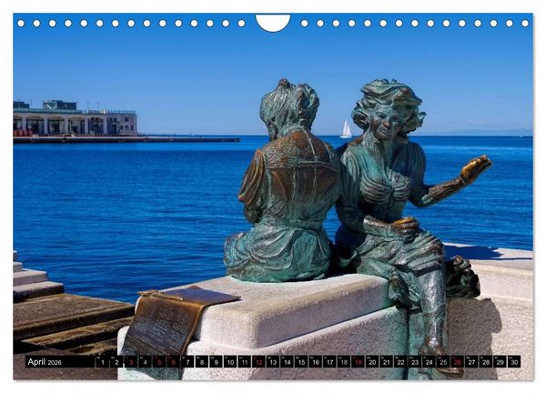Produktbild: Triest - Habsburger Erbe und italienisches Flair (Wandkalender 2026 DIN A4 quer), CALVENDO Monatskalender