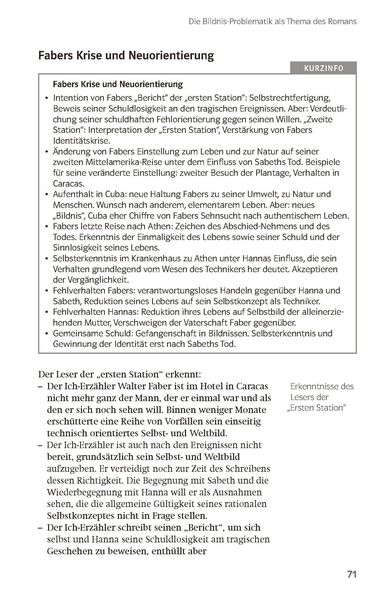 Produktbild: Lekt&uuml;rehilfen Max Frisch 'Homo faber'