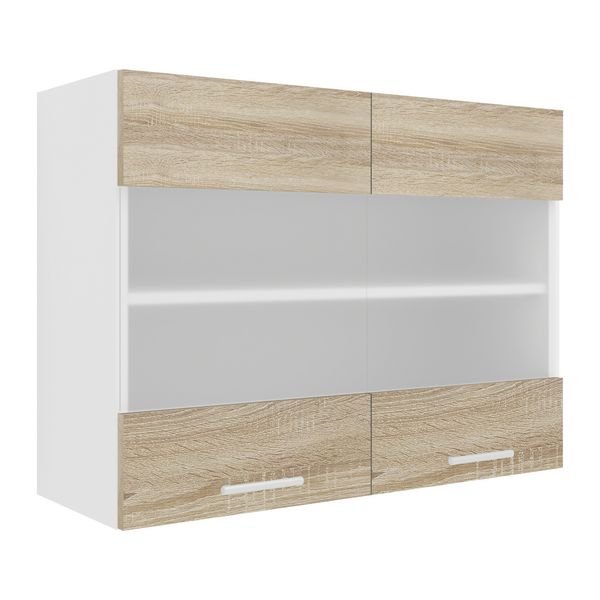 Produktbild: K&uuml;chenschrank B. 80 cm H&auml;ngeschrank K&uuml;che Esilo