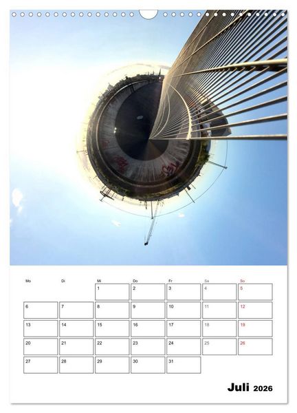 Produktbild: The tiny world of HAMBURG (Wandkalender 2026 DIN A3 hoch), CALVENDO Monatskalender