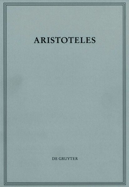 Metaphysik, Gebundene Ausgabe von Aristoteles, De Gruyter, 978-3-11-222035-1