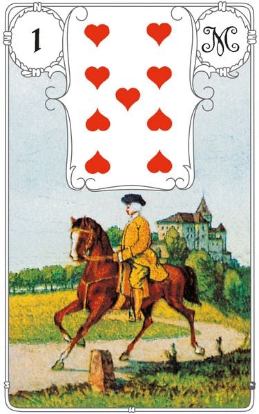 Produktbild: Lenormand Blue Owl (Silver Edition) - Marie-Anne Lenormand (English Lenormand Cards)