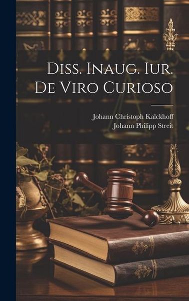 Produktbild: Diss. Inaug. Iur. De Viro Curioso