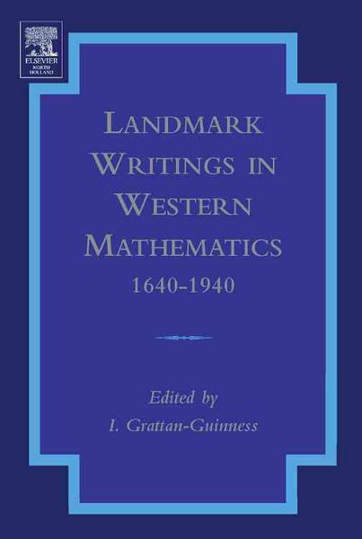 Produktbild: Landmark Writings in Western Mathematics 1640-1940