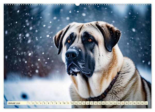 Produktbild: Kangal - der starke Herdenschutzhund (Wandkalender 2026 DIN A2 quer), CALVENDO Monatskalender