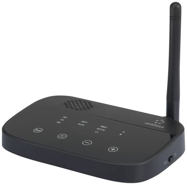 Renkforce BTHP-100 Bluetooth® Musik-Sender/Empfänger Bluetooth Version: 4.2, aptX®, SBC 100 m aptX®-Technologie