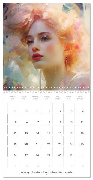 Produktbild: Delicate emotions (Wall Calendar 2026 12 &times; 12 Inch) CALVENDO 12 Month Wall Calendar