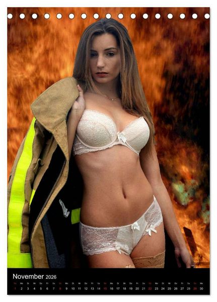 Produktbild: Feuerwehrkalender &ndash; Erotische Fotografien von Thomas Siepmann (Tischkalender 2026 DIN A5 hoch), CALVENDO Monatskalender