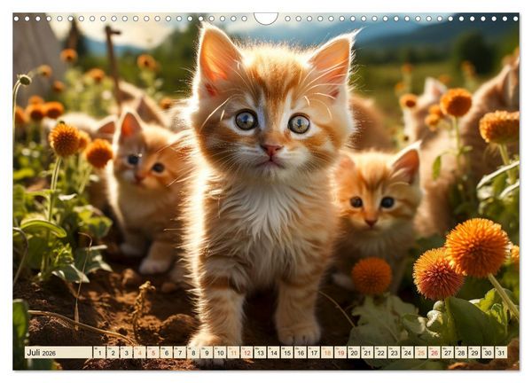 Produktbild: Viele Tiere auf dem Bauernhof (Wandkalender 2026 DIN A3 quer), CALVENDO Monatskalender