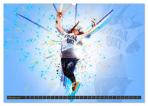 Produktbild: HipHopDance (hochwertiger Premium Wandkalender 2026 DIN A2 quer), Kunstdruck in Hochglanz