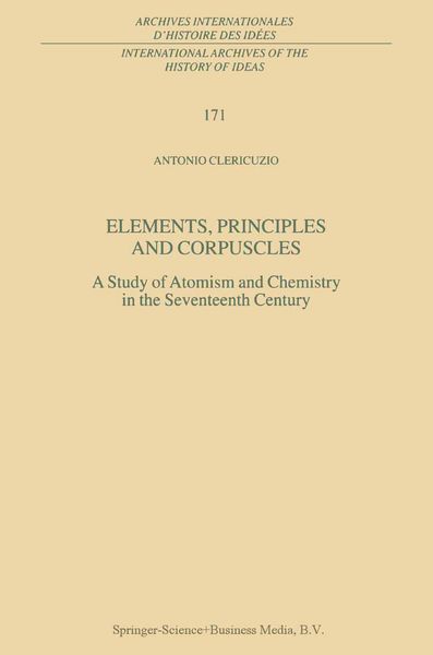 Produktbild: Elements, Principles and Corpuscles