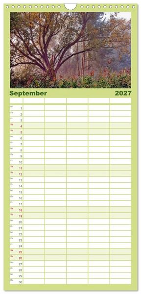 Produktbild: Familienplaner 2027 - Hamburg: Vier- und Marschlande mit 5 Spalten (Wandkalender, 21 x 45 cm) CALVENDO