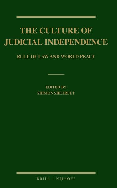 Produktbild: The Culture of Judicial Independence