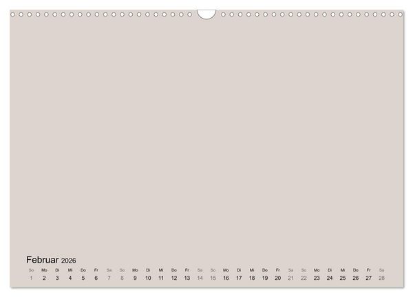 Produktbild: DIY Bastel-Kalender -Erdige Pastell Farben- Zum Selbstgestalten (Wandkalender 2026 DIN A3 quer), CALVENDO Monatskalender