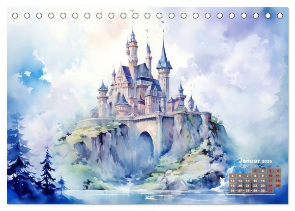 Produktbild: Nah am Wasser gebaut (Tischkalender 2026 DIN A5 quer), CALVENDO Monatskalender