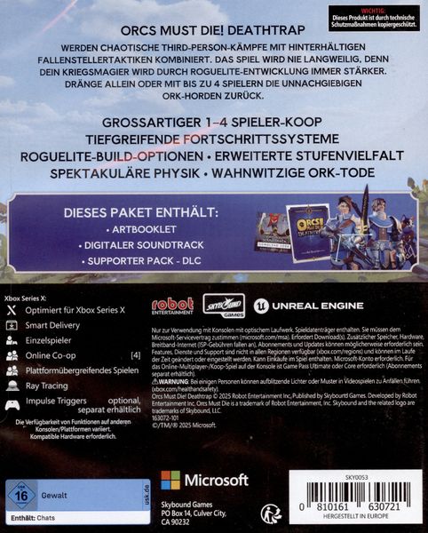 Produktbild: Orcs Must Die! Deathtrap