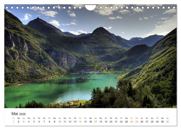 Produktbild: Norwegische Impressionen (Wandkalender 2026 DIN A4 quer), CALVENDO Monatskalender