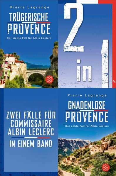 Produktbild: Tr&uuml;gerische Provence / Gnadenlose Provence - Zwei F&auml;lle f&uuml;r Commissaire Albin Leclerc in einem Band