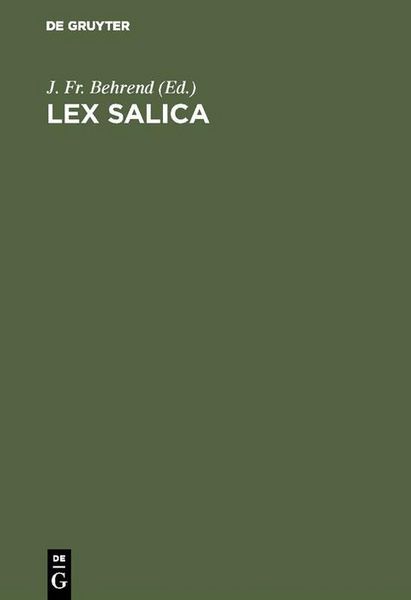 Produktbild: Lex Salica