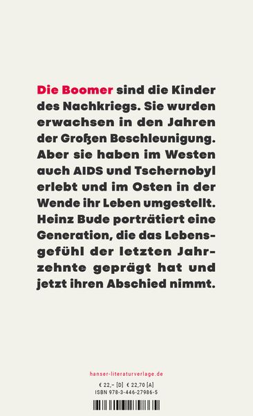 Produktbild: Abschied von den Boomern