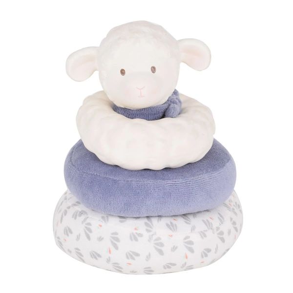 Tikiri® 8594007B - Stapel-Lamm, Lucas, Beißspielzeug, 16 cm